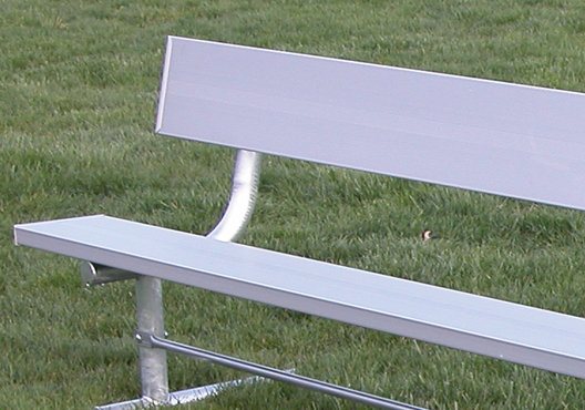 Banc de parc en aluminium, 8 pi