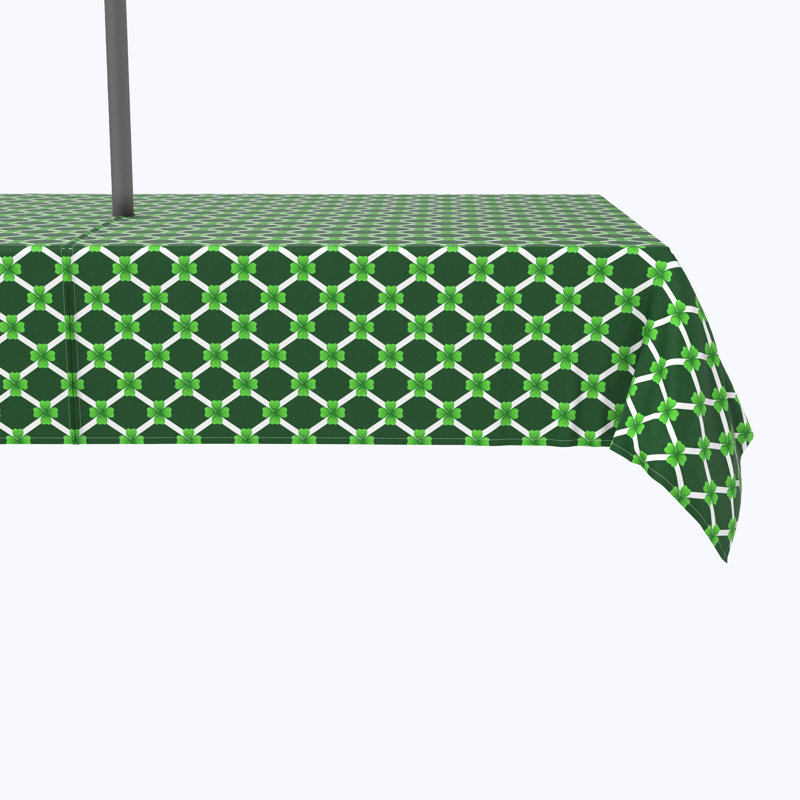 Classic Paddy Rhombus Tablecloth, 120" L x 60" W