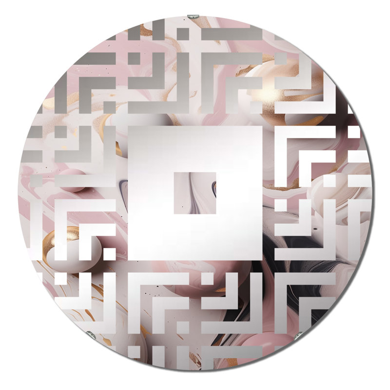 Choo - Square Wall Mirror, 23.6" x 23.6"