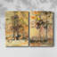 «Fall Foliage Watercolor I», toile tendue avec châssis de qualité supérieure, prête à être accrochée