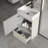 Modern 20 Inch Bathroom Vanity with Sink, Soft Close, Ceramic Basin, Door and Drawer Storage for Small Bathrooms, Apartments, Hotels-1864654987