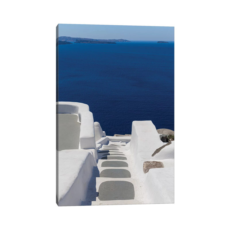View From Santorini by Alexandre Venancio - Wrapped Canvas Gallery-Wrapped Canvas Giclée, 101.6 cm H x 66.04 cm W x 1.91 cm D