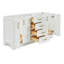 Meuble-lavabo double en bois massif Sawyer-93644166