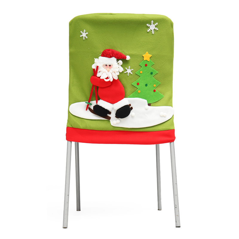 Fabric Box Cushion Dining Chair Slipcover