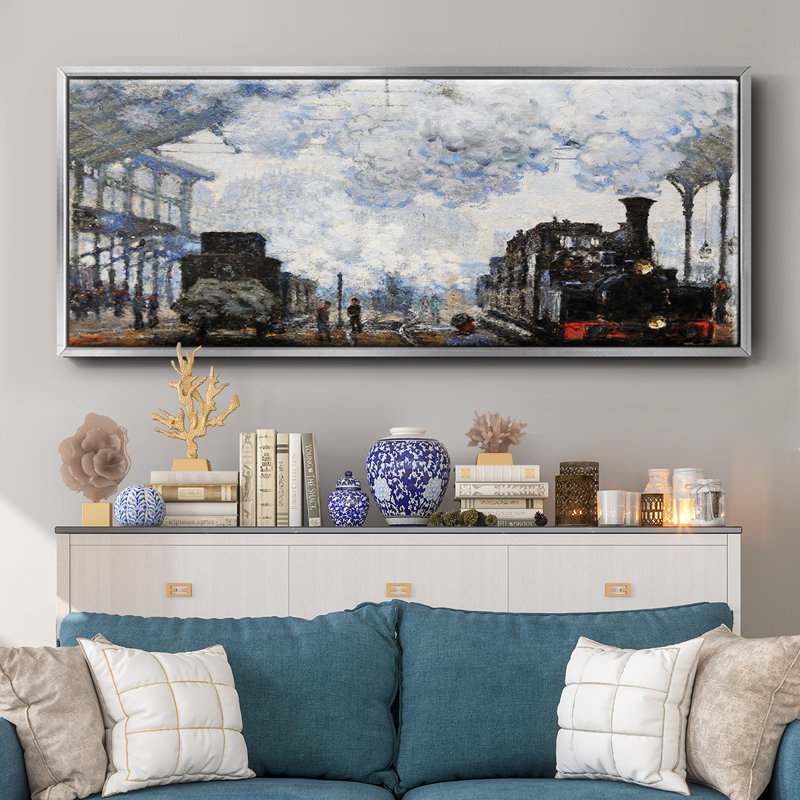 Saint- Framed Canvas, 12" H x 30" W