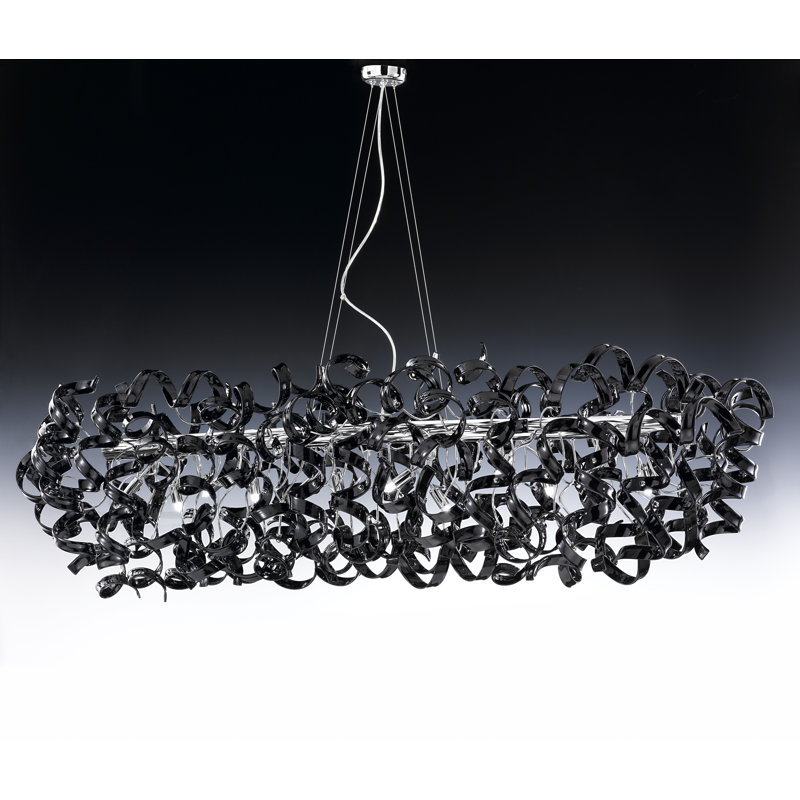 - Light Option Pendant, Blue Glass
