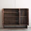 Armoire de rangement pour chaussures en noyer