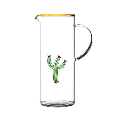 Cactus 44.8oz. Glass Beverage Dispenser