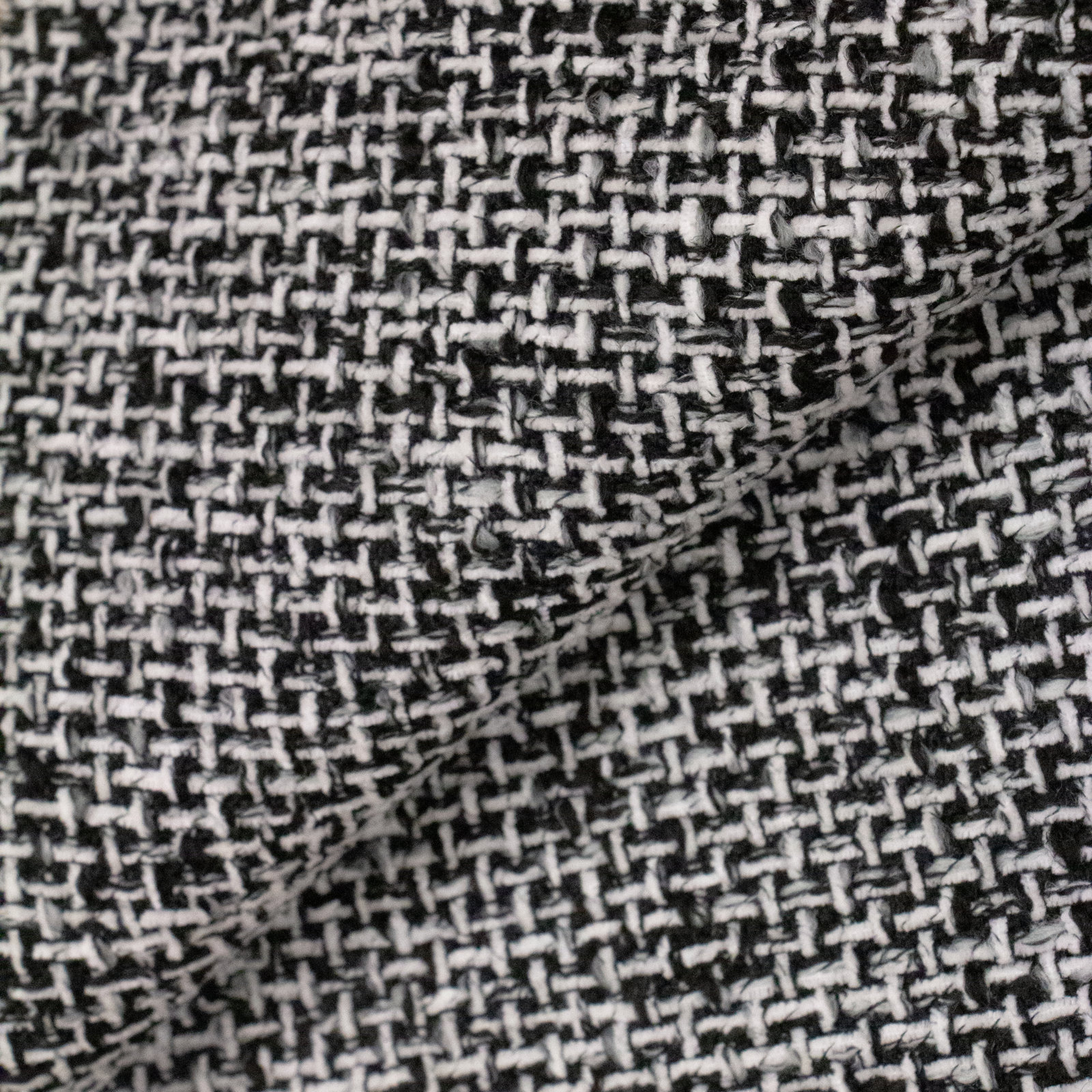 Fabria Upholstered Headboard, Modern Pepper Tweed, Queen