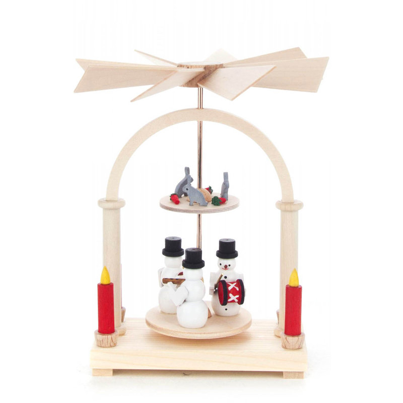 Mini pyramide dregeno bonhomme de neige musiciens