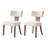 Dooey 20.5"W Mid-Century Modern Dining Chair with Nailhead Trim (Set of 2)-1654058634