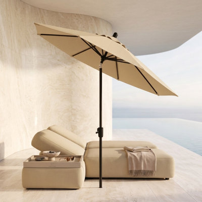 Parasol de marché Sunbrella® 8 pi 8 po Natalie