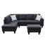 Canapé modulaire en L 3 pièces pour salon Manol-87957694-87957680