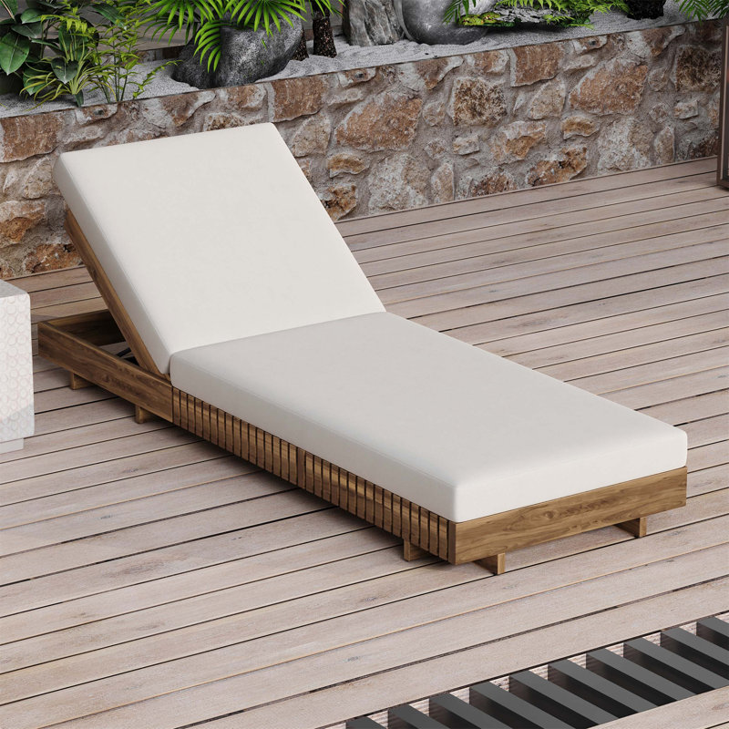 ACACIA SOLID WOOD WITH LOUNGE CUSHION,1-Piece