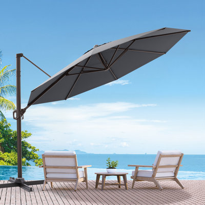 11' Octagonal Patio Cantilever Umbrella