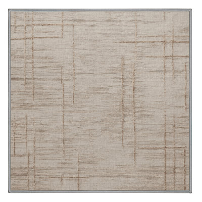 Tapis abstrait gris lavable à la machine