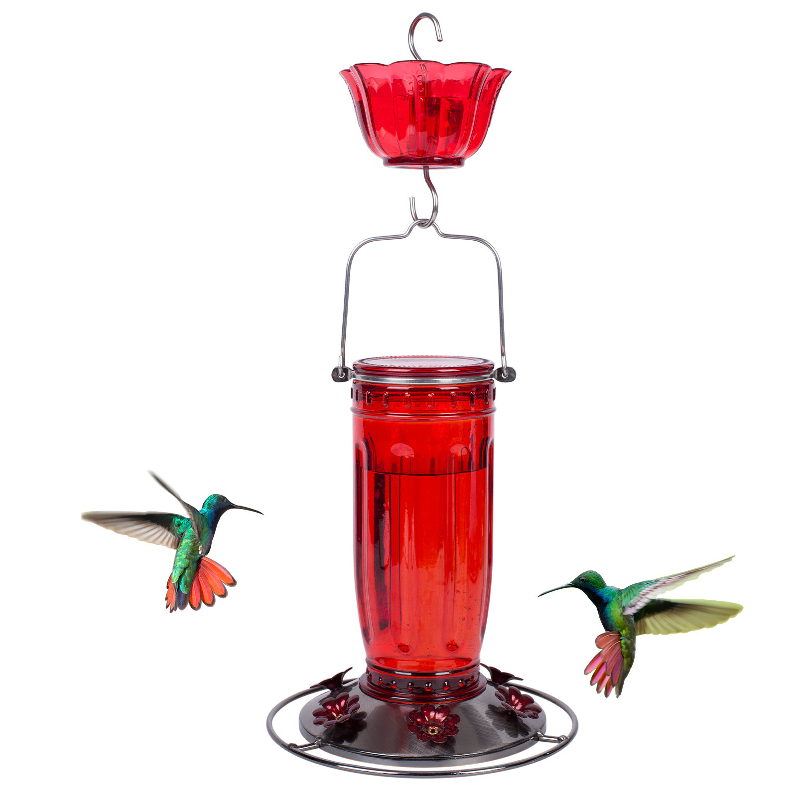 Kingsyard Hanging Hummingbird Feeder & Reviews | Wayfair