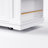 53Inch Large Kitchen Island With 2 Bar Stools, Power Outlet,Door Internal Storage Rack, Kitchen Storage Cart On 5 Wheels With Drop Leaf, 5 Open Side Racks, 3 Drawers, For Kitchen,Dining Room,White