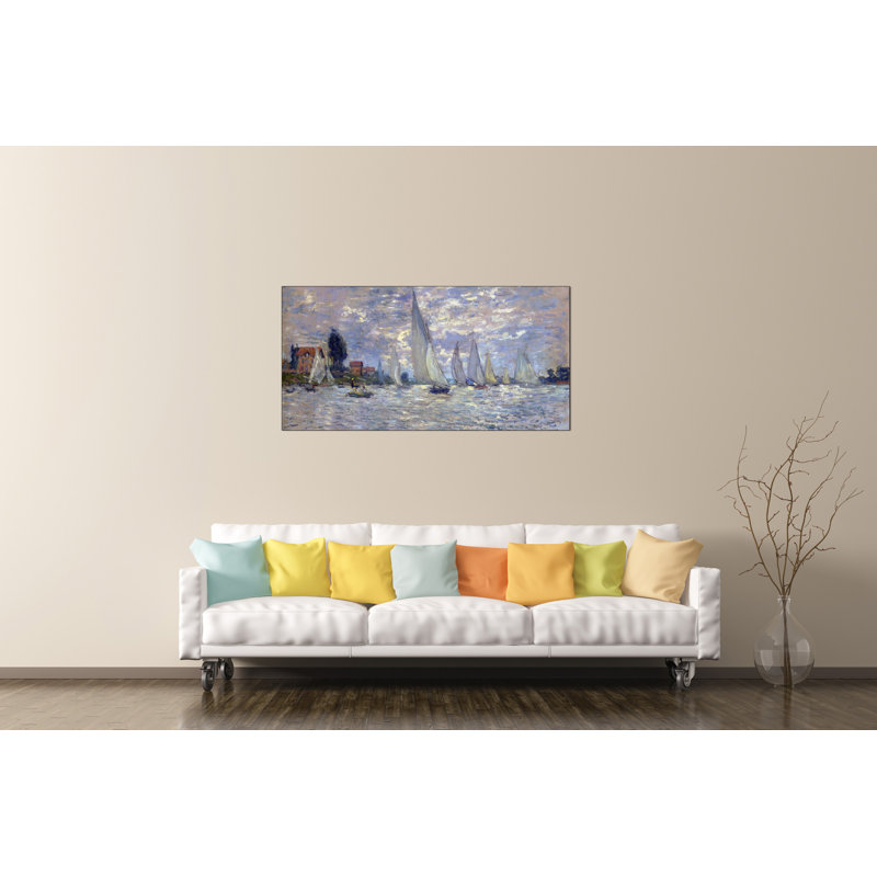 Claude Monet - Wrapped Canvas Painting, 50cm H x 100cm W x 1.8cm D