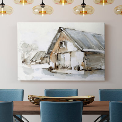 Dilapidated Barn I -Gallery Wrapped Cavas