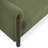 Arora Mid-Century Modern Teddy Upholstered Loveseat with Solid Wood Legs and Back Cushions-125003579