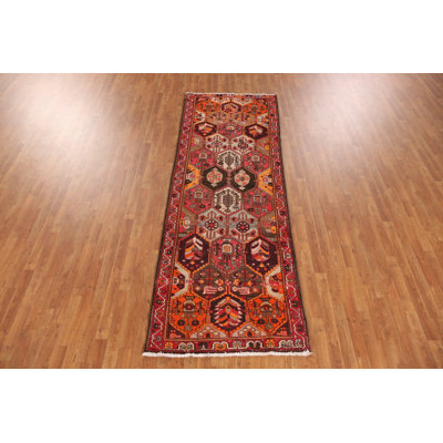 Handmade Wool Traditional Runner Rug 3x10