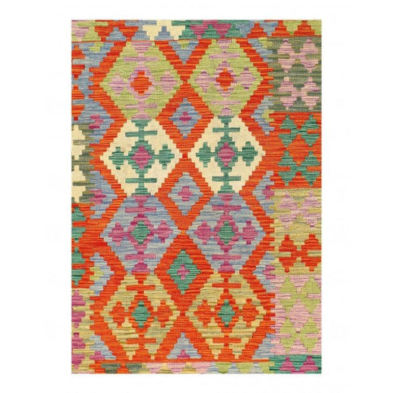 Phyliss Southwestern Area Rug in Red