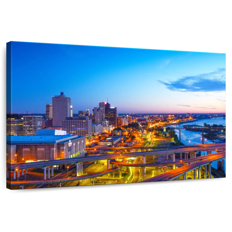 Senne Memphis Highways, 16" H x 24" W