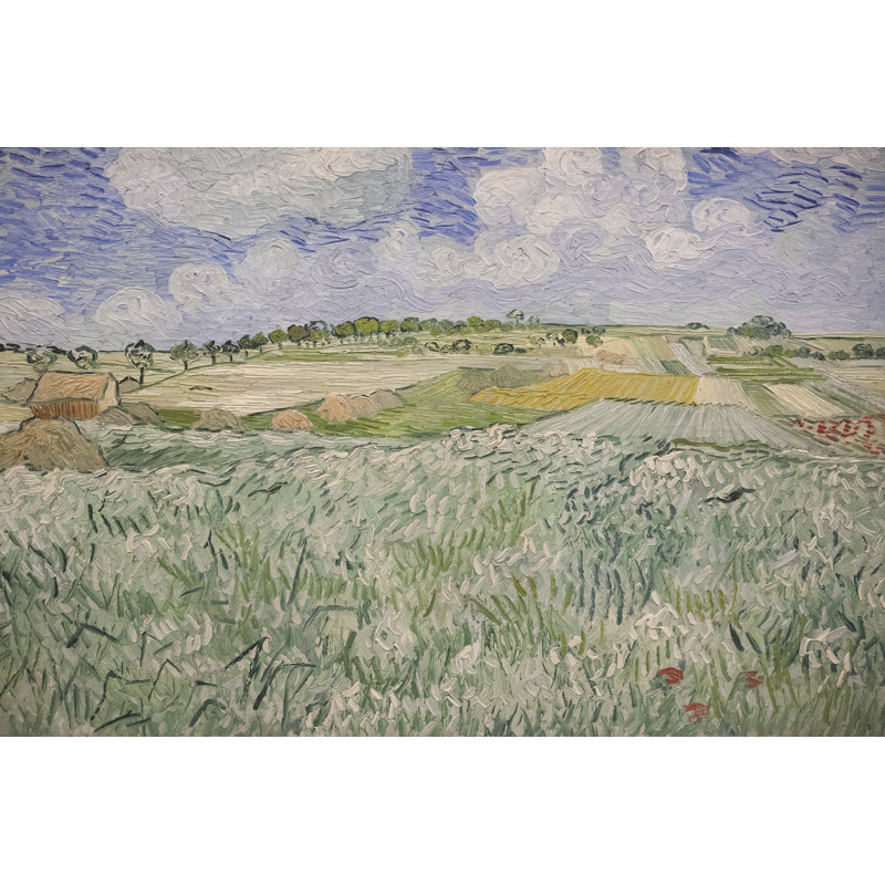 Azalie " Plain Near Auvers " by Vincent Van Gogh, 8" H x 12" W