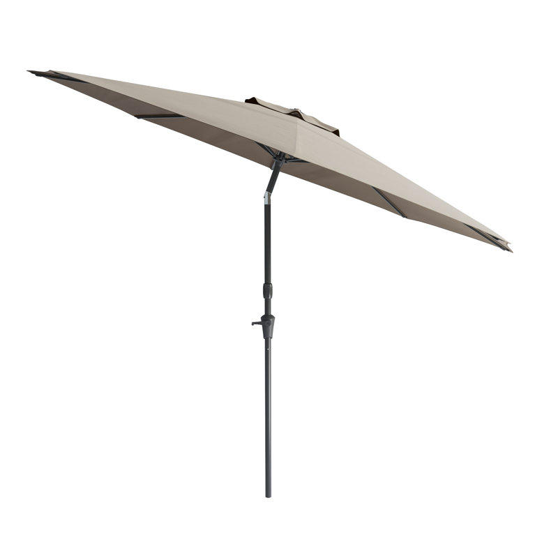 Parasol de marché 9,8 pi Bryn, Gris sableux