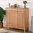 Burlywood Solid Wood Shoe Storage Bench-688435680
