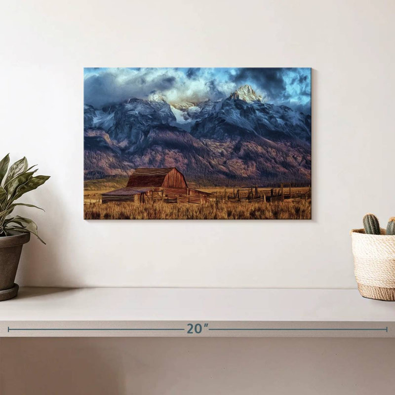 Lilie Mormon Barn en automne, H 8 po x l 12 po