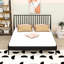 Lit plateforme en bois avec tête de lit-408775676-408775678