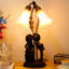Lampe de table 17,5 pouces Lily Flower Tulip-1712500108