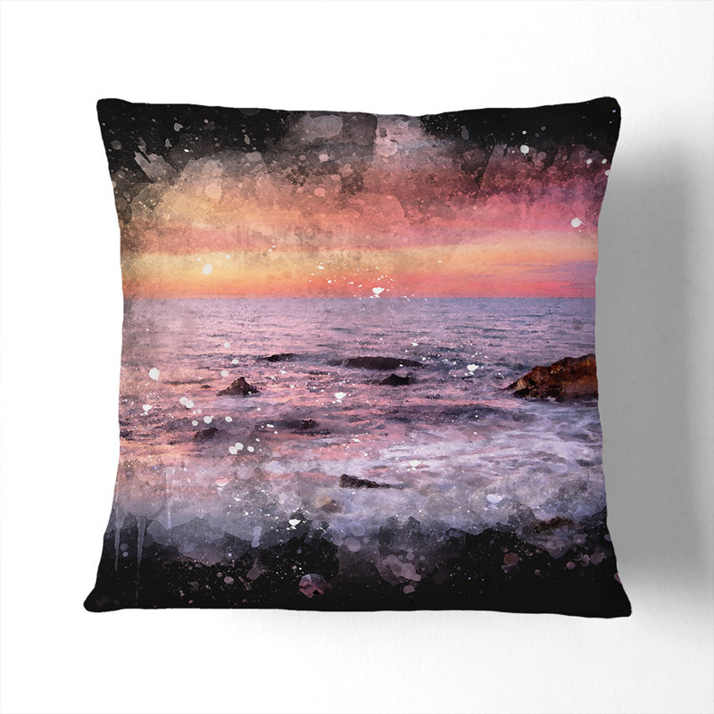 Square Cushion, 55cm H x 55cm W x 20cm D, Stone