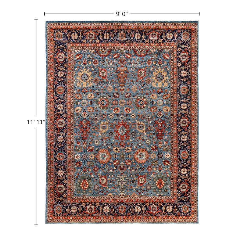 Serapi One-of-a-Kind 9' 0" X 11' 11" Hand Knotted Area Rug
