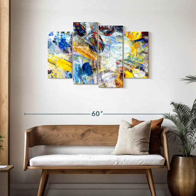 Avery Bright Abstract, 27" H x 43" W