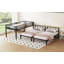 Lit superposé triple en métal - grand / simple, sans sommier, solide et amp; Stable-1022538875