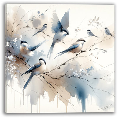 «Ethereal Flock» sur toile