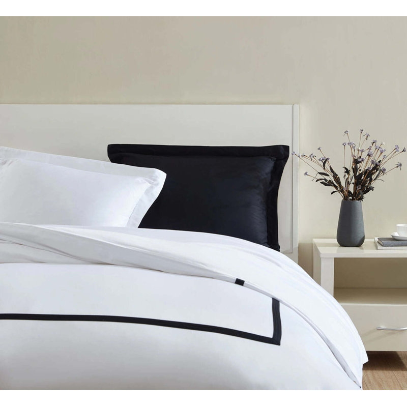 Natural Sham Set, Standard, Black