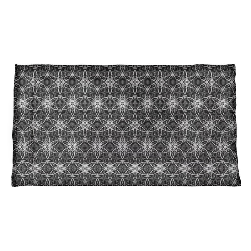 Taie décorative Katelyn Elizabeth, Microfibre, Simple standard, Noir