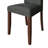 Brown Wooden Dining Chair With Velvet Cover-2011609391