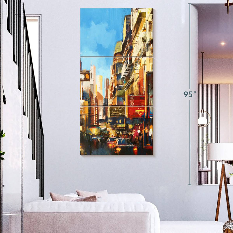 Sunny Sunny Street, H 80 po x l 39 po