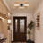 3 - Light Unique Semi Flush Mount