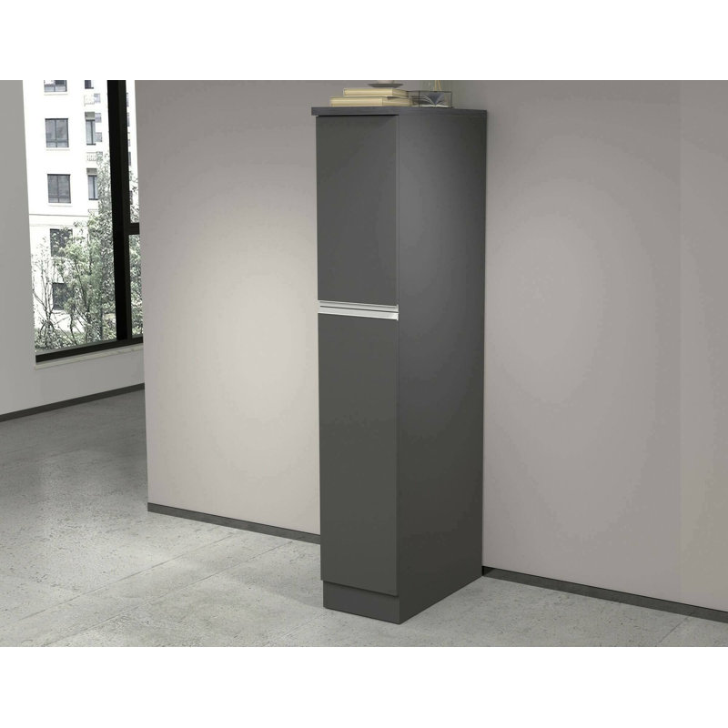 Allanson 165 cm H Kitchen Pantry, Anthracite/Slate