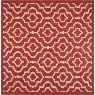 Tapis d'intérieur / extérieur à motif géométrique Herefordshire Performance
