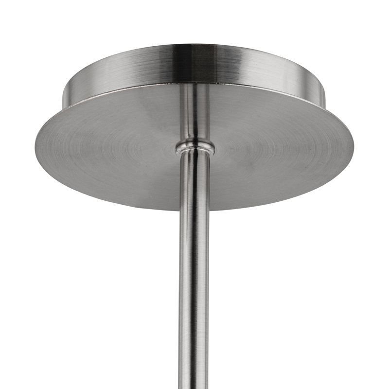 Jaylynn 3-Light 46cm Silver Industrial Style Modern Semi Flush Mount Ceiling Light