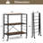 Beliziare 30'' W Metal Shelving Unit with Wheels
