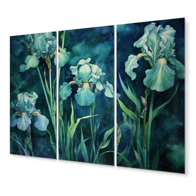 Farmhouse Plants & Flowers Wall Decor on Metal