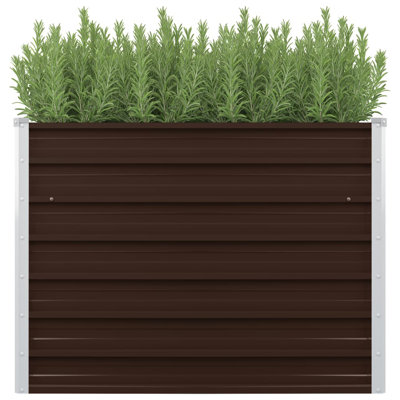 Jardinière en acier galvanisé